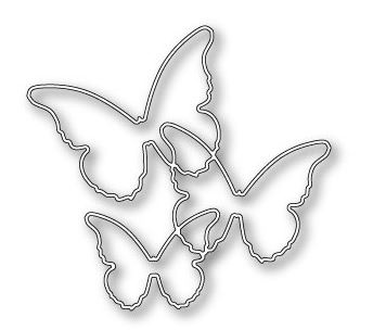 Ніж від Memory box - Dies- Floating Butterflies