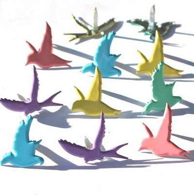 Набір брадсів Eyelet Outlet - Flying Bird Brads - Pastel, 12 шт