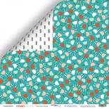 Аркуш двостороннього паперу для скрапбукінгу від Scrapmir - Квіткова Поляна з колекції Funny Friends, 30x30 см