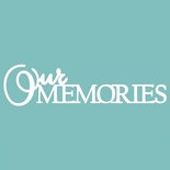 Чипборд от Вензелик - Our memories, размер: 100*26 мм