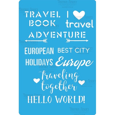 Трафарет Фабрика Декору, 20см Х15см, FDTR232