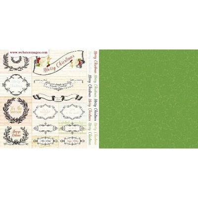 Аркуш скрап-паперу Webster's Pages From the Heart, 30x30 см, двосторонній