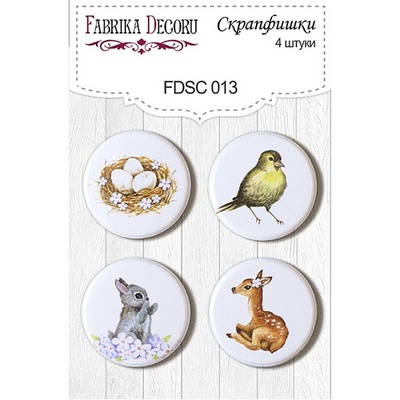 Набор скрапфишек Фабрика Декору из 4 шт. FDSC 013