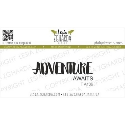 Акриловый штамп Lesia Zgharda ADVENTURE awaits TA136
