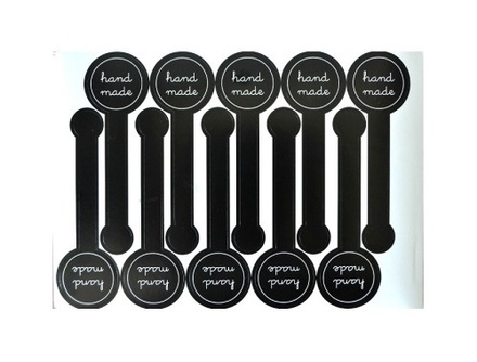 Стікер з паперу Hobby&You Hand made, (1 л. по 10 шт.).