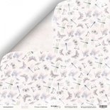 Лист двусторонней бумаги от Scrapmir - Птицы и Бабочки - Beautiful Moments, 30x30 см