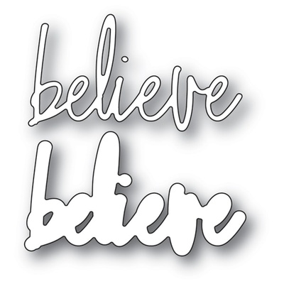 Ножі для вирубки від Memory Box - Believe Jotted Script