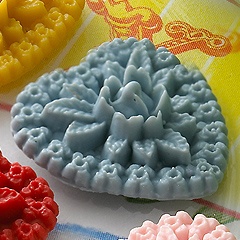 Прикраса Webster's Pages - Whimsy Hearts - Blue, 1 шт.