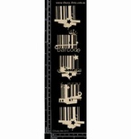 Чипборд від Dusty Attic - Bar Codes, 5шт.