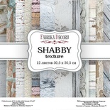 Набор скрапбумаги - Shabby texture, 30,5x30,5 см, ТМ Фабрика Декора