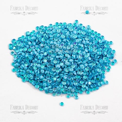 Паєтки розетки міні, блакитні 502, ТМ Фабрика Декору