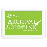 Архивные чернила Ranger - Archival Ink Pad - Vivid Chartreuse