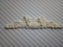 Гнучкі пластикові фігурки - Вензель з янголами 7х2см