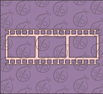 Чипборд. Набір рамок «Кінокадр» №2, cb-340