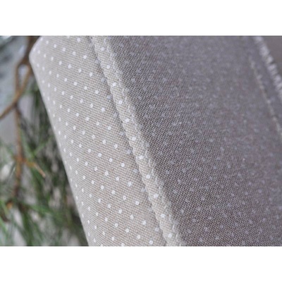 Альбом от Светланы Ковтун в классическом переплете с тканевым покрытием, лен комбинированный, 20х20 см, 4 разворота, расст. 1 см