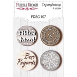Набор скрапфишек Фабрика Декору из 4 шт FDSC 107