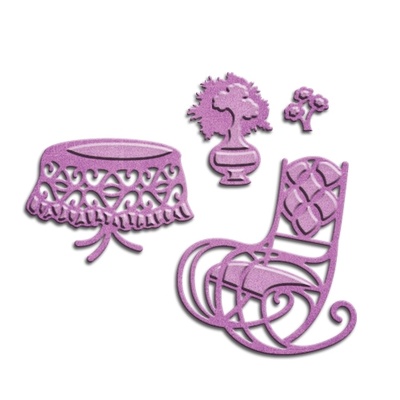 Ножі від Spellbinders - LOUNGE AROUND Die Set