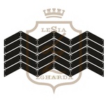 Акриловий штамп Lesia Zgharda F118a ПАРКЕТ ІЗ ЦВЯШКАМІР, 7x3.2см.