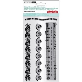 Штампы от  Hampton Art - Cosmo Cricket - Very Merry Borders