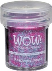 Глиттер для эмбоссинга от WOW - WS64R Rasberry Coulis Embossing Glitter, 15 мл