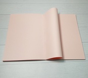 Блок для блокнота А5. Колір: рожевий, 80 аркушів, 90 г/м²