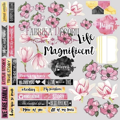 Лист для вырезания Magnolia Sky (англ.), ТМ Фабрика Декору