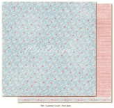 Двусторонний лист бумаги для скрапбукинга от Maja Design - Summer Crush - First date, 30x30 см