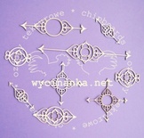 Чипборд від Wycianka - Орнаменти - орієнтири, 9 шт.