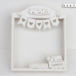 Заготовка з чіпборду Scrapiniec - об’ємна рамка (шадоу-бокс) МАЛЫШКА (РУС.), 15x15см