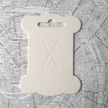 Шпулька белая, пивной картон, 1 шт. 10,8х8 см