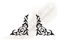 Набор мини-штампов N006 Виньетки, 2 штуки