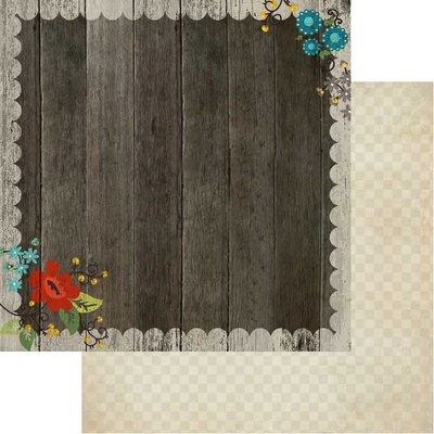 Аркуш скрап-паперу My Mind's Eye - Hello Border, 30x30 см, двосторонній