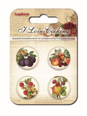 Набір металевих фішок №1 від ScrapBerryʼs - Готуємо вдома