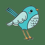 Штамп акриловий от Dovecraft - Bird