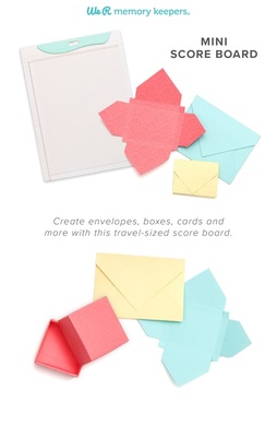 Мині-дощечка для згину паперу від We R Memory Keepers - 6×8 Score Board, 6610847