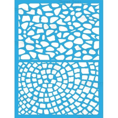 Трафарет - Фабрика Декора - Каменная брусчатка, 15смХ20см