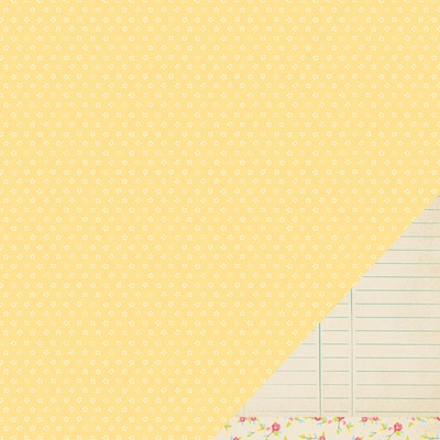 Двосторонній аркуш картону від American Crafts - 7th & Sunshine, 30x30 см, 1 шт.