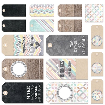 Лист тегов от 7 DOTS STUDIO - Illumination - 30x30 см