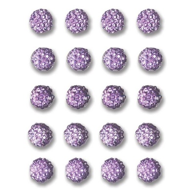 Прикраса Queen & Co - Twinkle Goosebumps - Light Purple, 20 штук