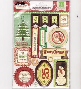 Об’ємні наліпки від Echo Park - Reflections Christmas, 13