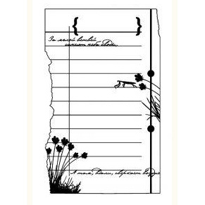 Акриловий штамп "Журналінг літній (календар)"