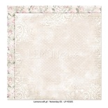 Аркуш двостороннього паперу для скрапбукінгу від LemonCraft - Yesterday 05