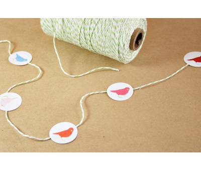 Наклейка для запечатывания конвертика Bird Silhouette, 2,54см, 1 шт.