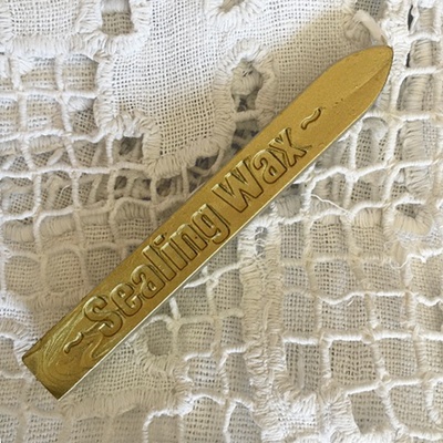 Воск для сургучной печати, цвет бронза зеленая, 9х1х1см, 1 штука