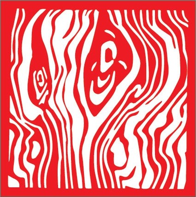 Трафарет - дерево 2, 18*18см