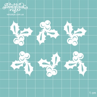 Чипборд від Вензелик - Набір гілок 05, розмір: 88*64 м