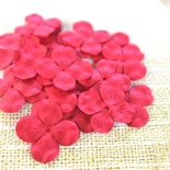 Гортензія, колір: червоний, 2,5см, 20 шт.