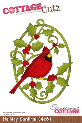 Ніж для вирубки CottageCutz Holiday Cardinal, 10x15см