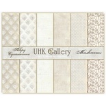 Набор двусторонней скрапбумаги UHK Gallery - Sklepy Cynamonowe - Mushrooms, 30,5х30,5 см, 6 листов