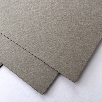 Дизайнерский картон с фактурой льна Sirio tela pietra, 30х30 см,  серый, 290 г/м2, 1 шт